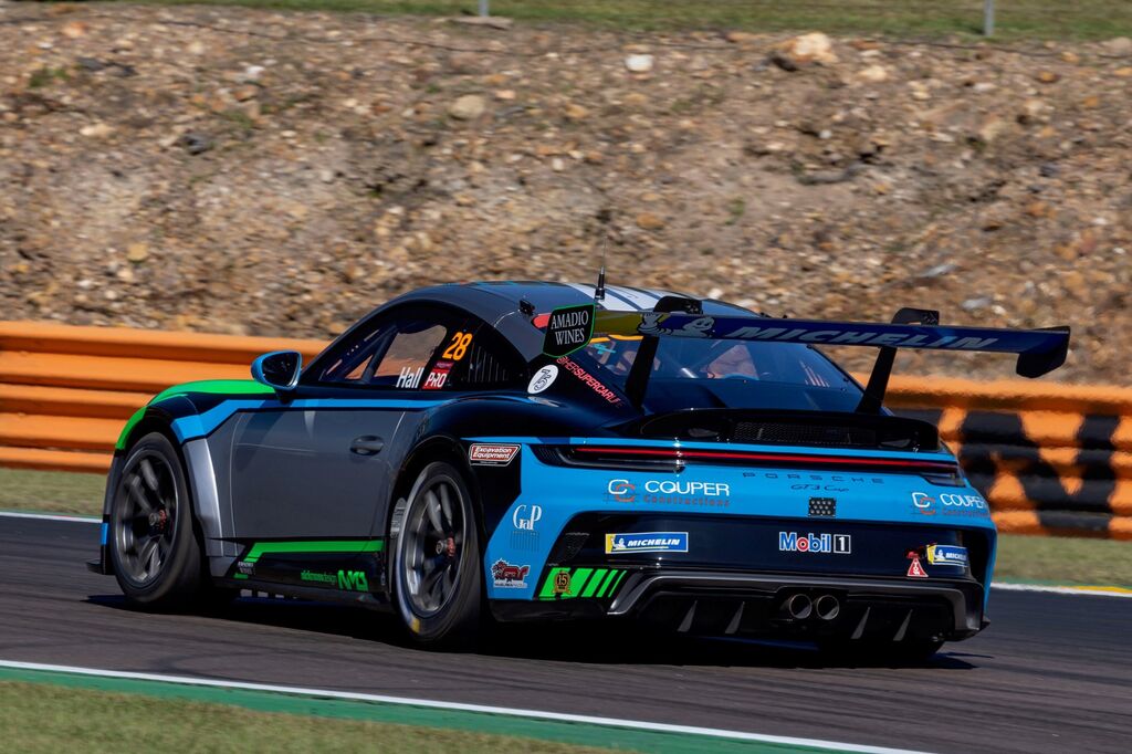 Bayley Hall with McElrea Racing in the Porsche Carrera Cup Australia at Hidden Valley Darwin 2023