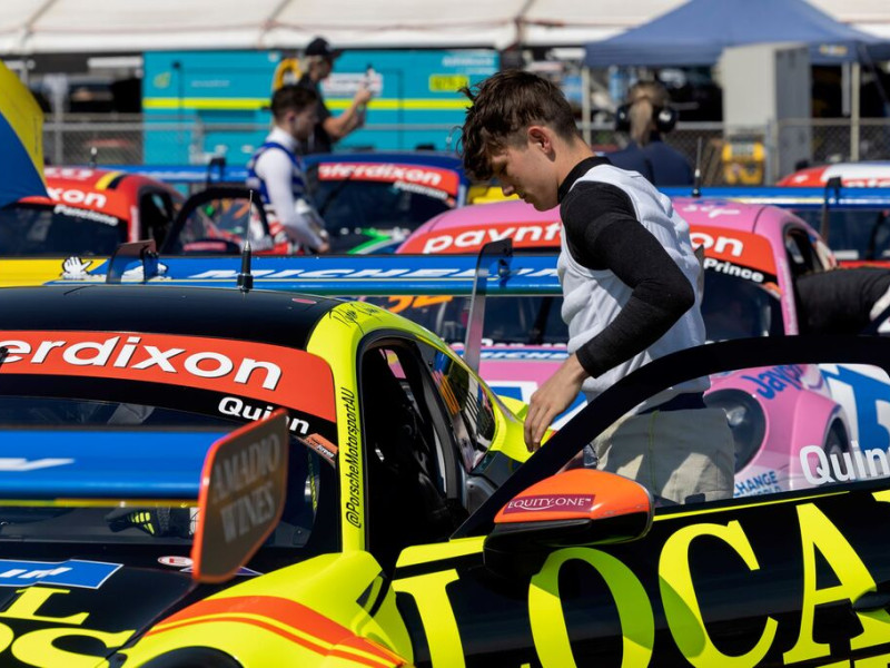 Ryder Quinn #101 racing at Hidden Valley Raceway 2023