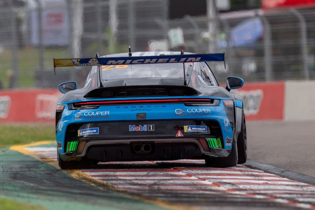 Bayley Hall with McElrea Racing in the Porsche Carrera Cup Australia at the Townsville 500 2023