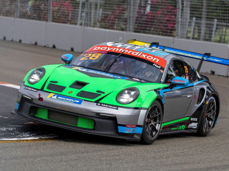 Bayley Hall #28 racing at Townsville Street Circuit 2023