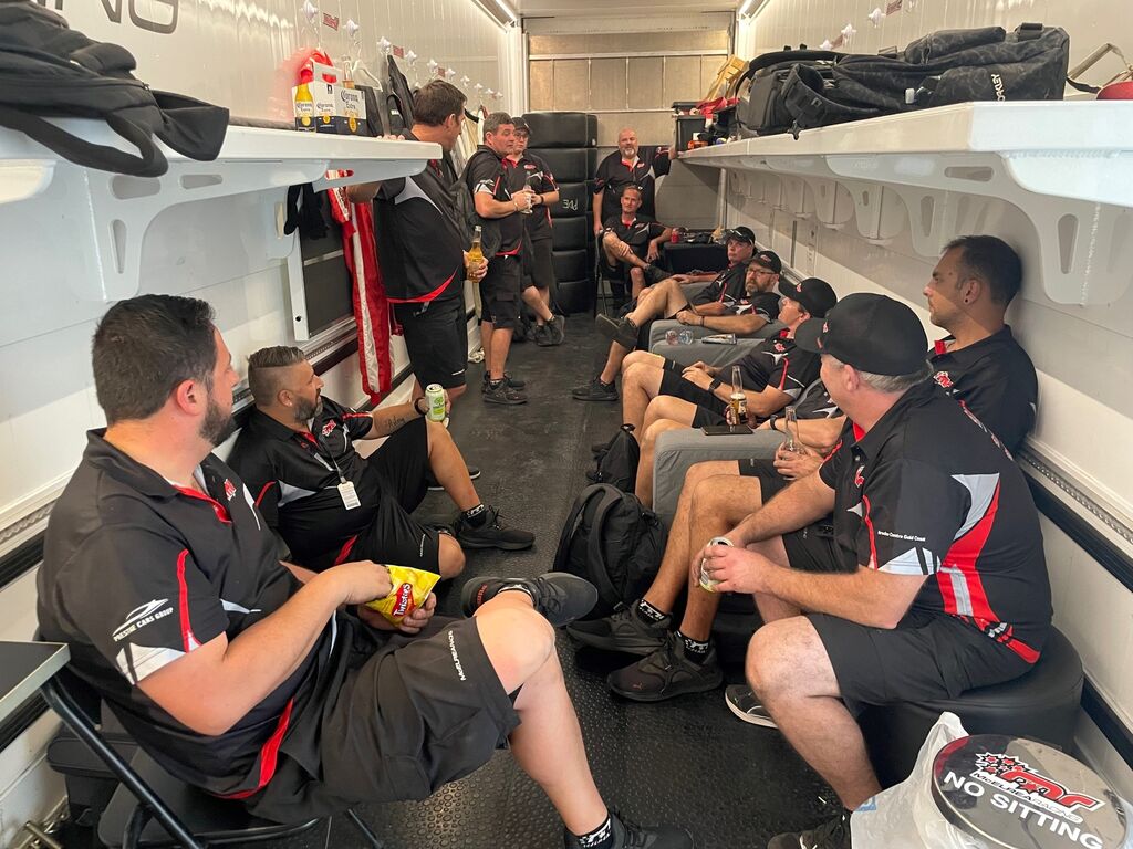 McElrea Racing crew at Townsville Street Circuit 2023