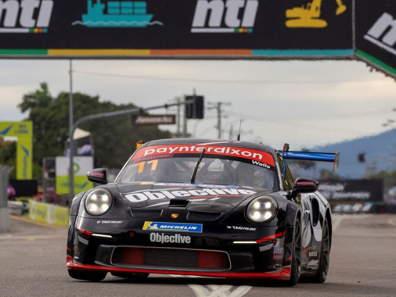 Jackson Walls #11 racing at Townsville Street Circuit 2023