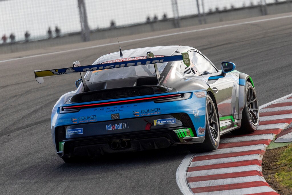 Bayley Hall with McElrea Racing in the Porsche Carrera Cup Australia at The Bend OTR SuperSprint 2023