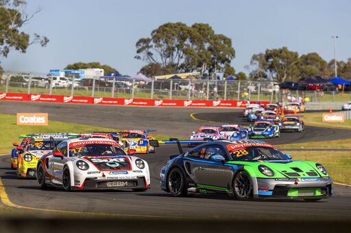 McElrea Racing in the Porsche Carrera Cup Australia at The Sandown 500 2023