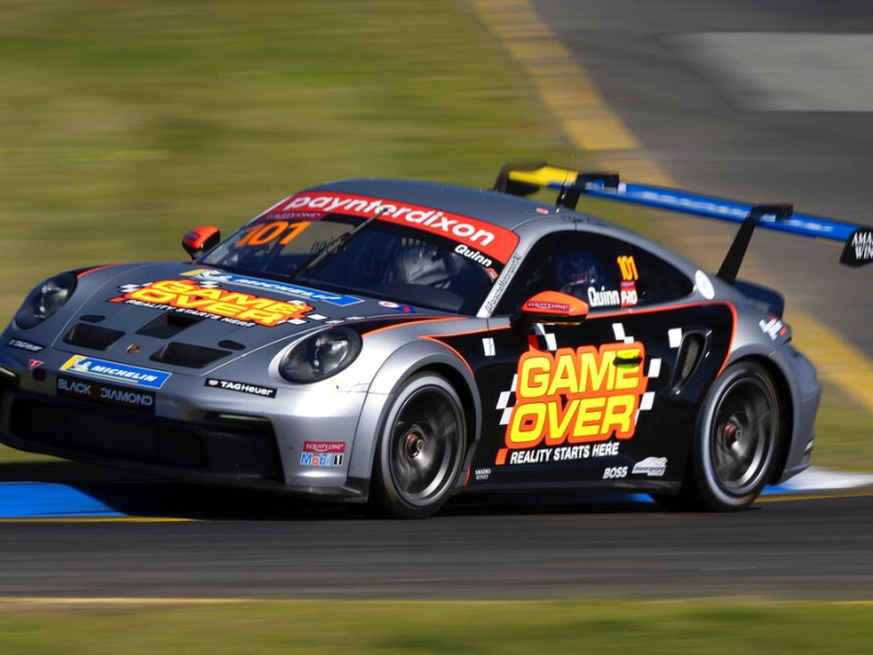 Ryder Quinn #101 racing at Sandown International Raceway 2023