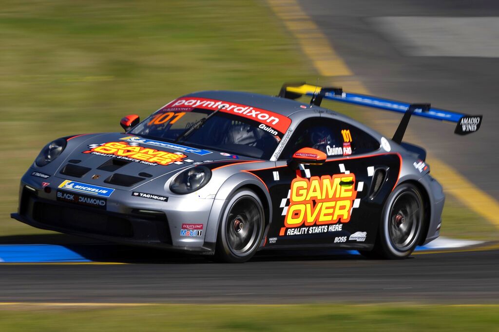 Ryder Quinn #101 racing at Sandown International Raceway 2023