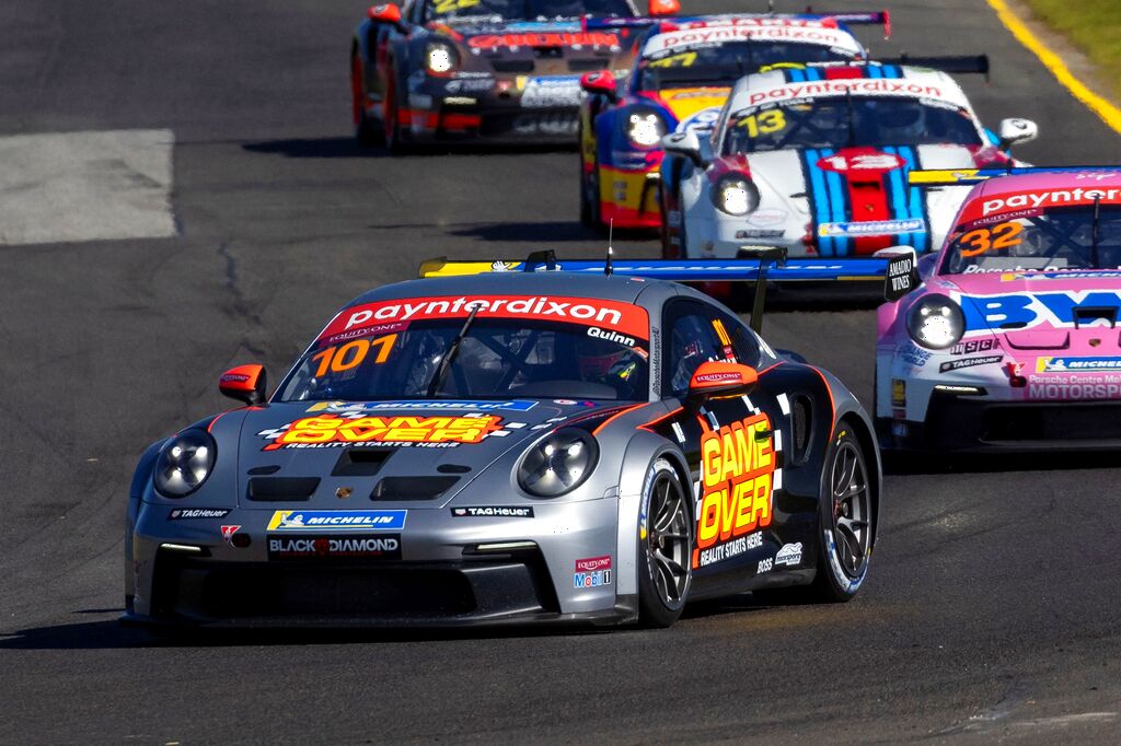 Ryder Quinn #101 racing at Sandown International Raceway 2023