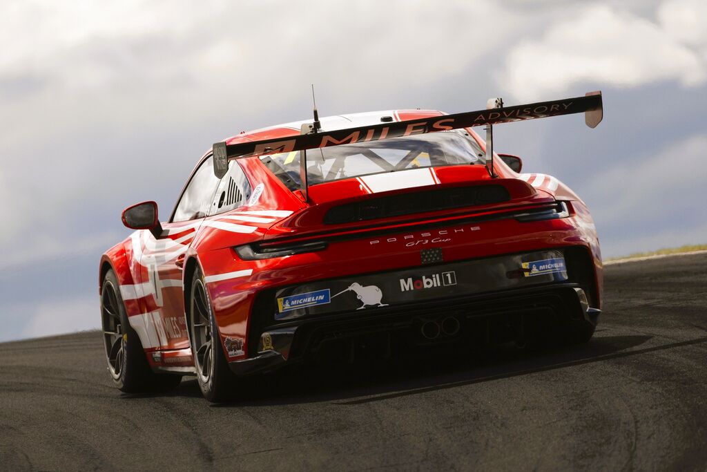 Tim Miles with McElrea Racing in the Porsche Carrera Cup Australia round 6 at Bathurst 2023