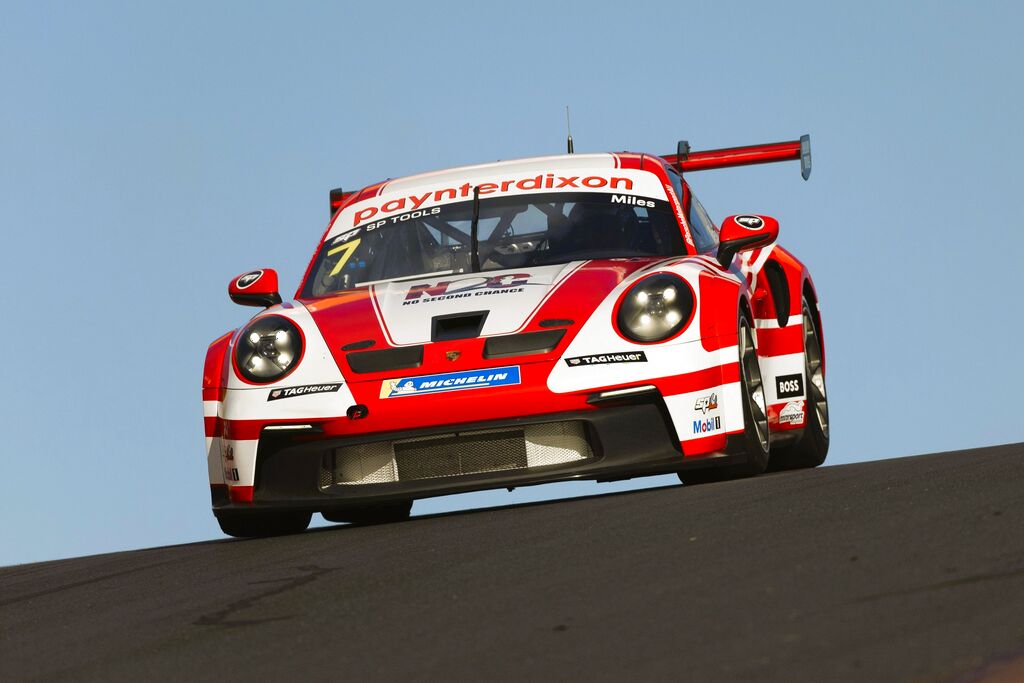 Tim Miles with McElrea Racing in the Porsche Carrera Cup Australia round 6 at Bathurst 2023