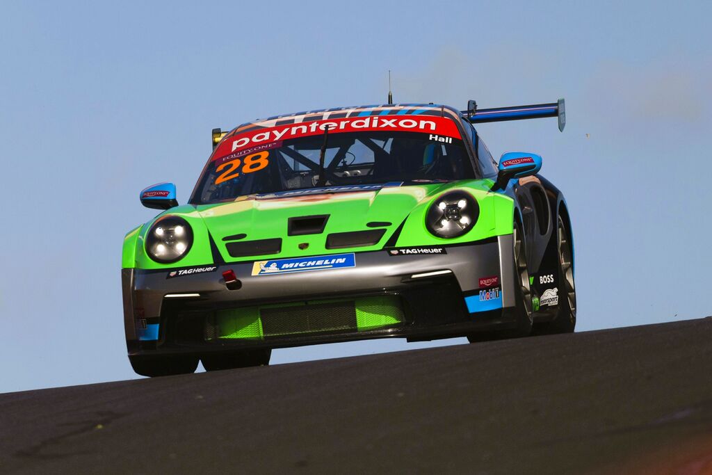 Bayley Hall with McElrea Racing in the Porsche Carrera Cup Australia round 6 at Bathurst 2023