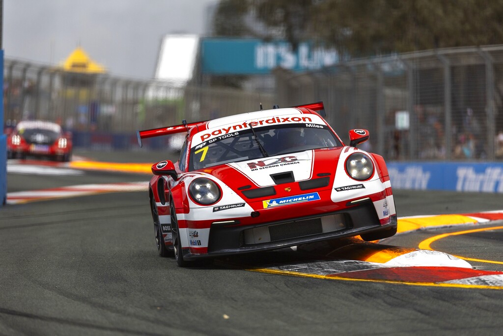 Tim Miles with McElrea Racing in the Porsche Carrera Cup Australia round 7 at Surfers Paradise 2023