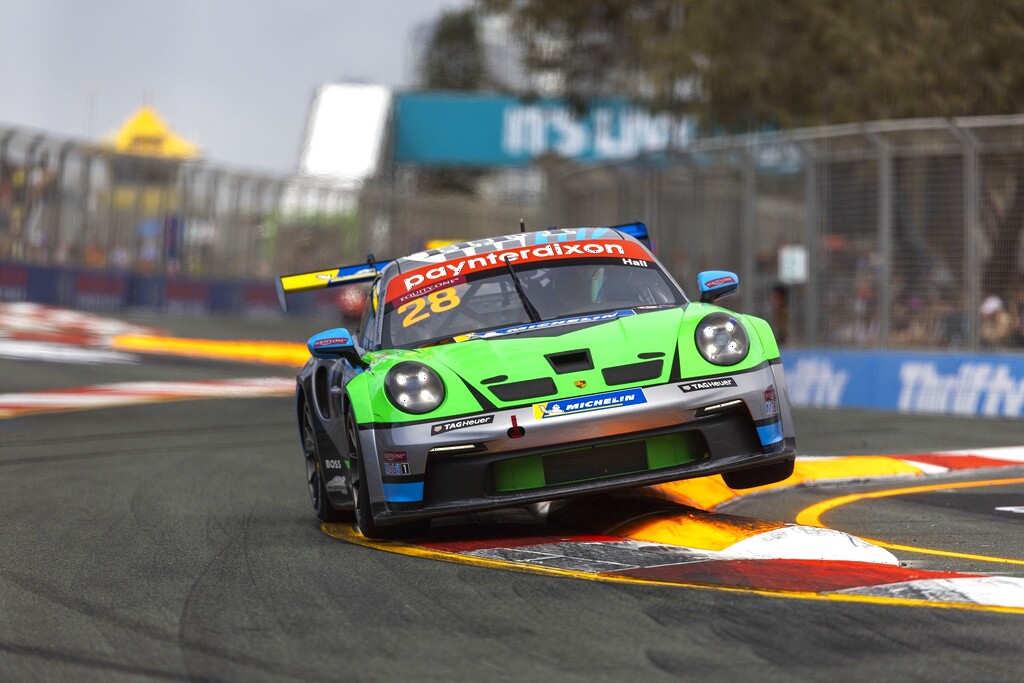 Bayley Hall with McElrea Racing in the Porsche Carrera Cup Australia round 7 at Surfers Paradise 2023