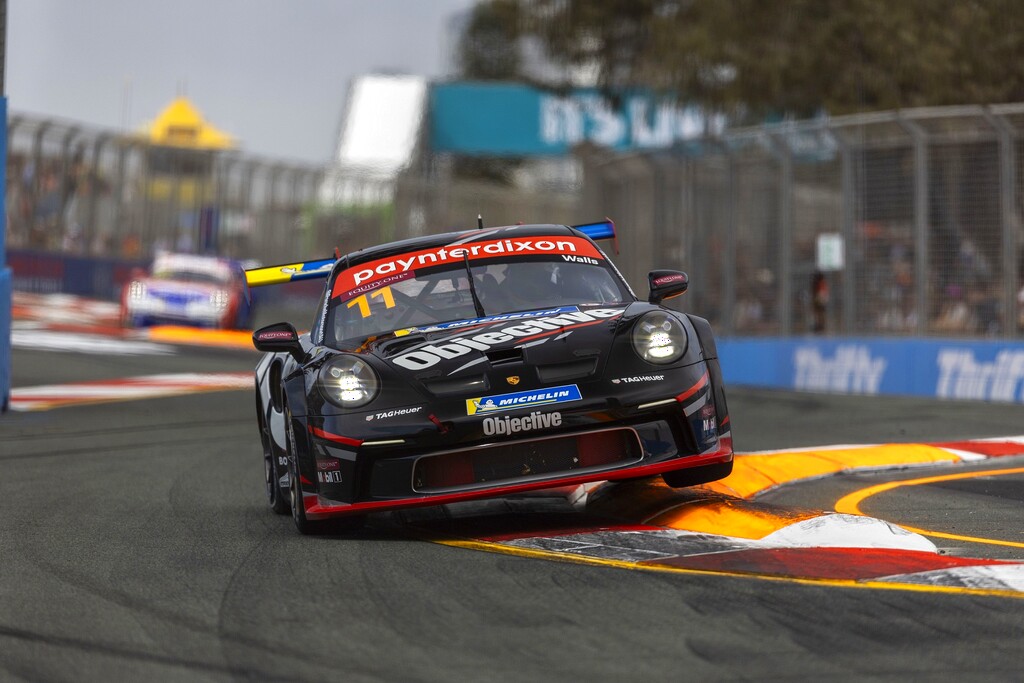 Jackson Walls with McElrea Racing in the Porsche Carrera Cup Australia round 7 at Surfers Paradise 2023