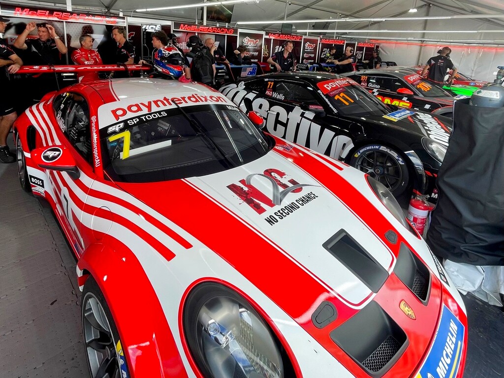 McElrea Racing in the Porsche Carrera Cup Australia round 7 at Surfers Paradise 2023