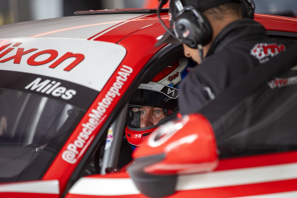 Tim Miles with McElrea Racing in the Porsche Carrera Cup Australia round 7 at Surfers Paradise 2023