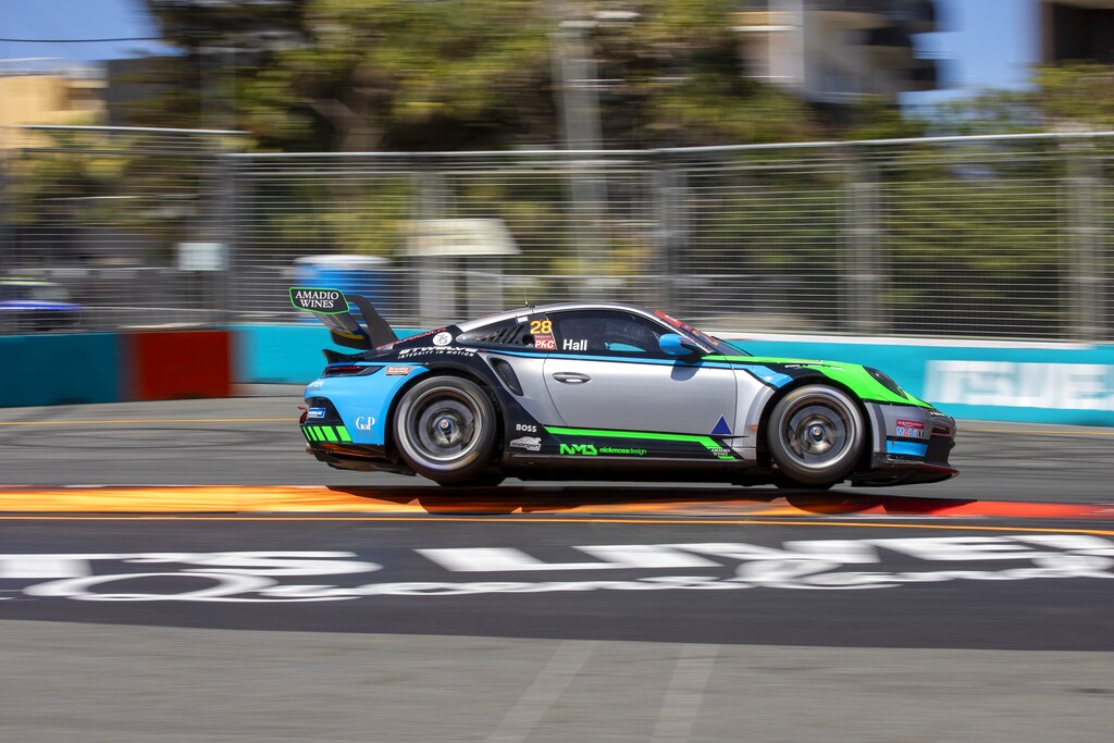 Bayley Hall with McElrea Racing in the Porsche Carrera Cup Australia round 7 at Surfers Paradise 2023