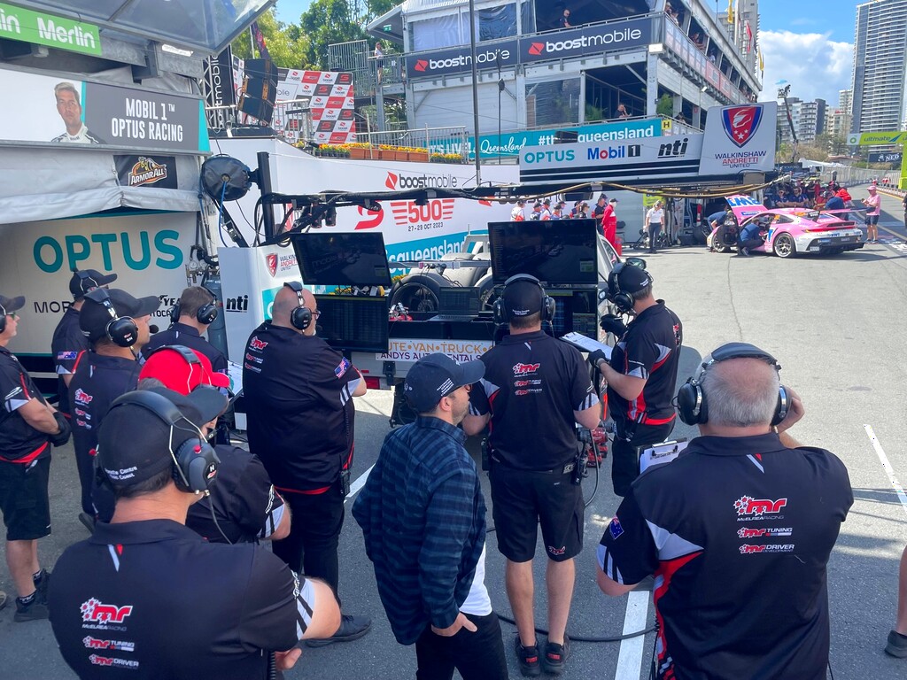 McElrea Racing crew at Surfers Paradise Street Circuit 2023