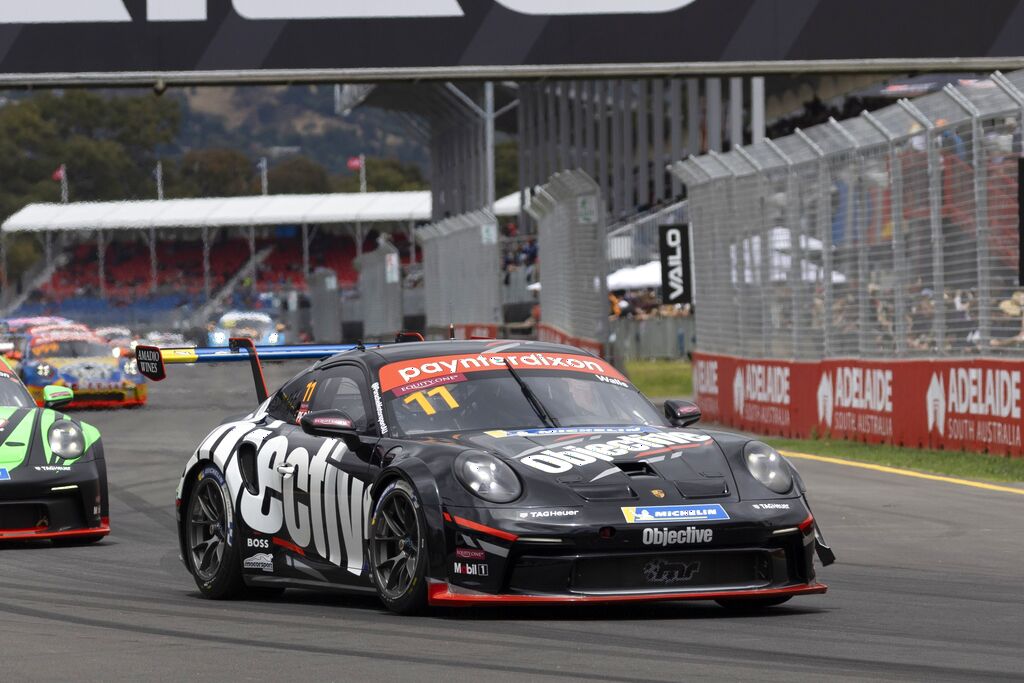 Jackson Walls with McElrea Racing in the Porsche Carrera Cup Australia round 8 at the Clipsal 500 2023