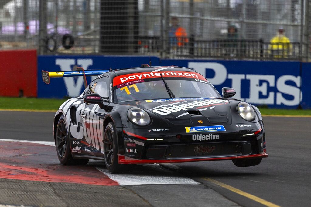 Jackson Walls with McElrea Racing in the Porsche Carrera Cup Australia round 8 at the Clipsal 500 2023