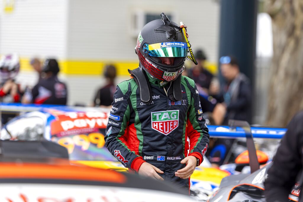 Bayley Hall with McElrea Racing in the Porsche Carrera Cup Australia round 8 at the Clipsal 500 2023