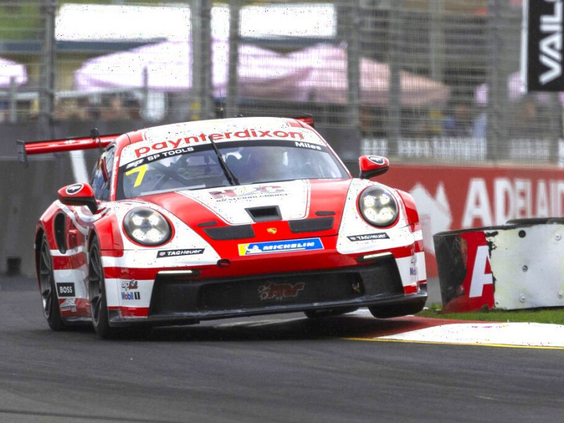 Tim Miles #7 racing at Adelaide Street Circuit 2023