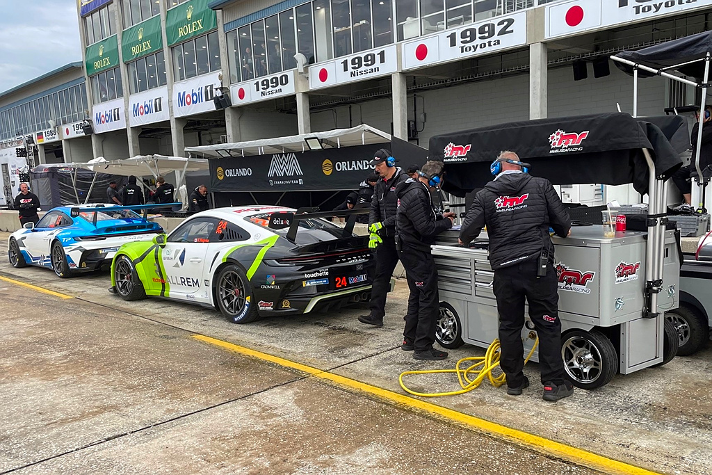 McElrea Racing crew at Sebring, Florida 2023
