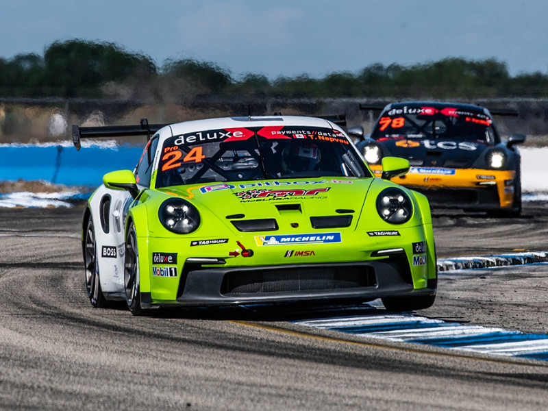 Thomas Nepveu #24 racing at Sebring, Florida 2023