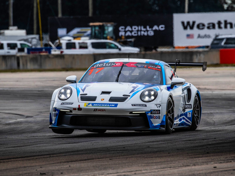 Tom Sargent #17 racing at Sebring, Florida 2023