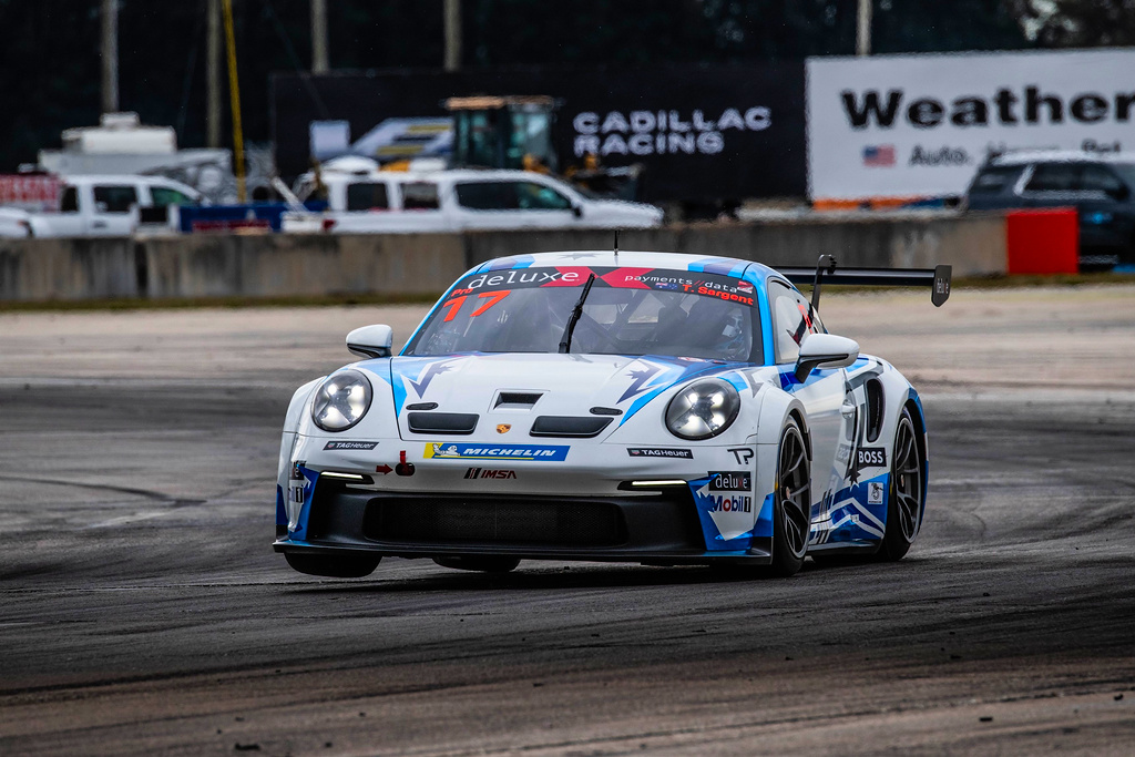 Tom Sargent #17 racing at Sebring, Florida 2023