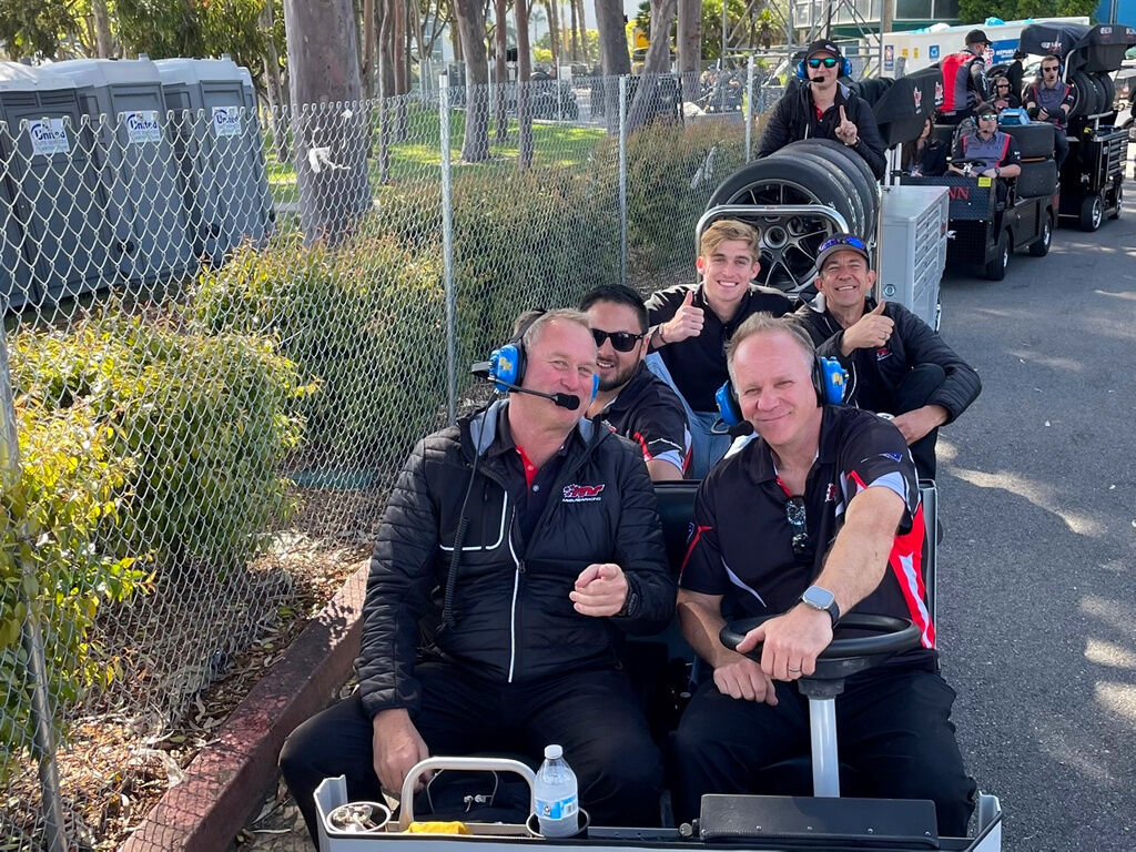 McElrea Racing crew at Long Beach, California 2023