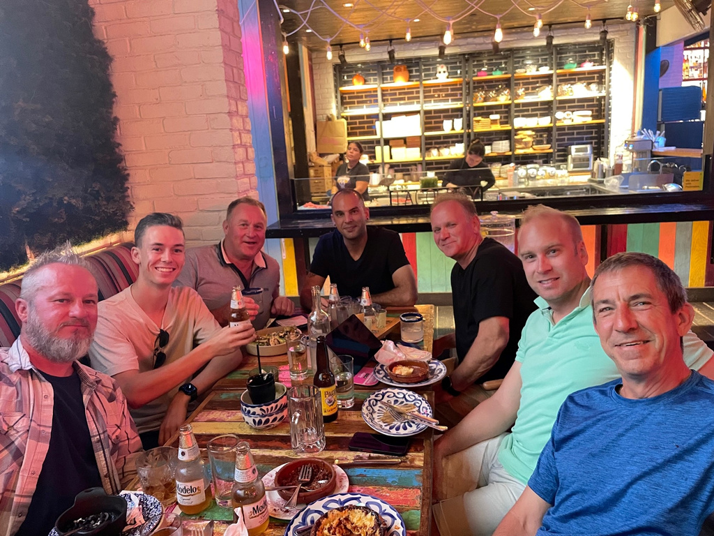 McElrea Racing having dinner at Miami Grand Prix McElrea Racing having fun at Miami Grand Prix, Florida 2023