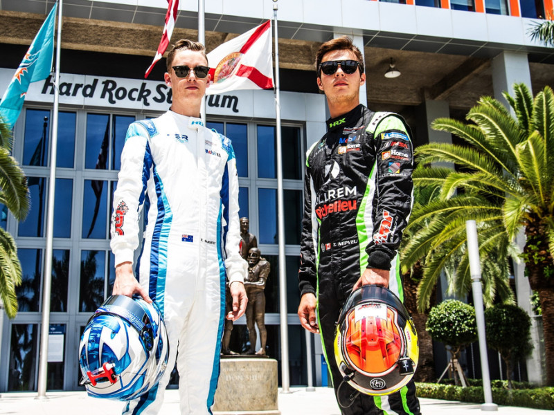 McElrea Racing drivers at Miami Grand Prix, Florida 2023