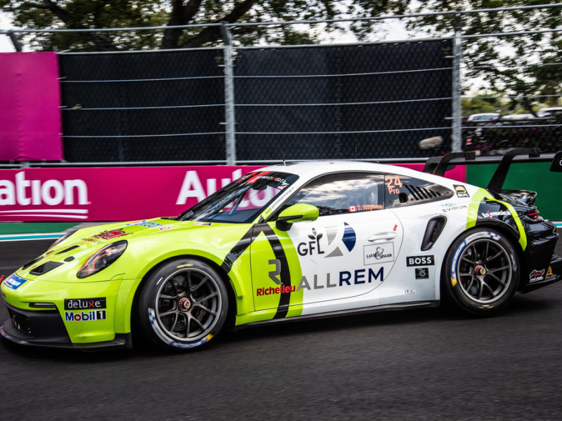 Thomas Nepveu #24 racing at Miami Grand Prix, Florida 2023