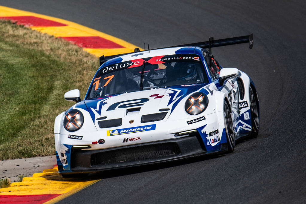Tom Sargent #17 racing at Watkins Glen, New York 2023
