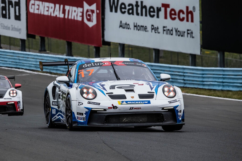 Tom Sargent #17 racing at Watkins Glen, New York 2023