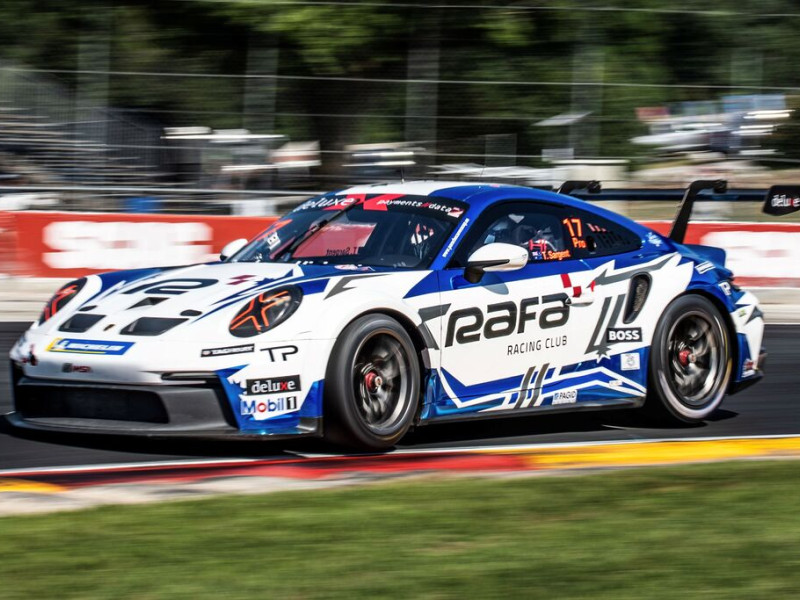 Tom Sargent #17 racing at Road America, Wisconsin 2023