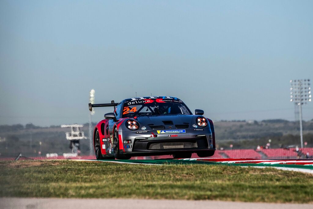 Bayley Hall #24 racing at Circuit of the Americas, Texas 2023
