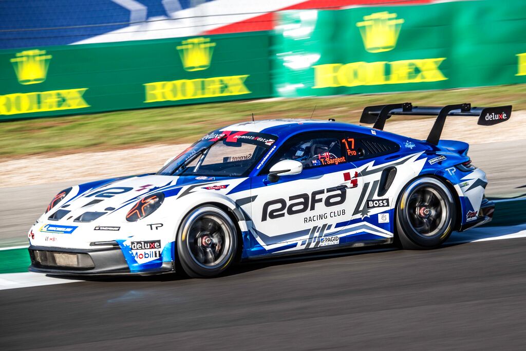 Tom Sargent with McElrea Racing in the Porsche Carrera Cup North America Round 7 at Circuit of the Americas Formula 1 2023