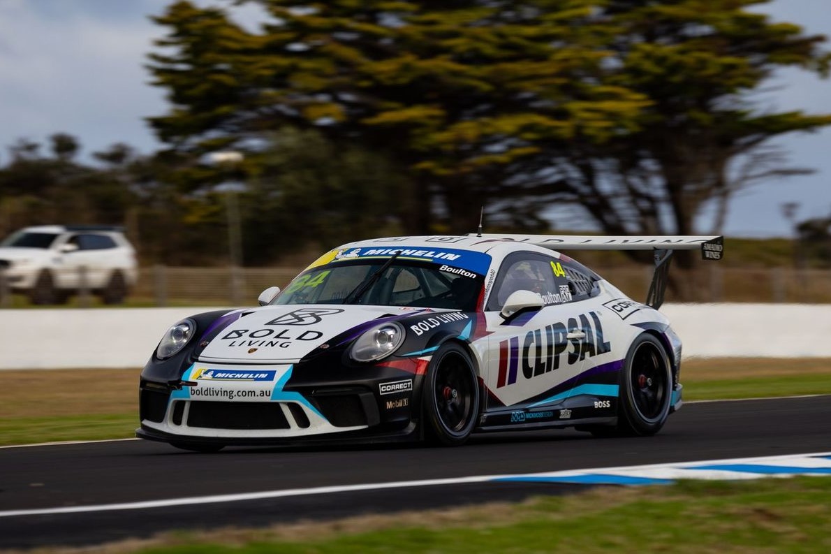 Brett Boulton with McElrea Racing in the Porsche Michelin Sprint Challenge at Phillip Island 2024