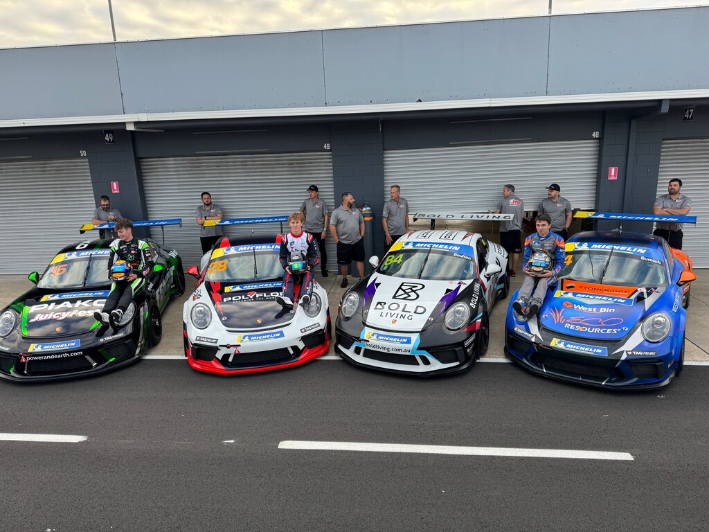 McElrea Racing in the Porsche Michelin Sprint Challenge at Phillip Island 2024