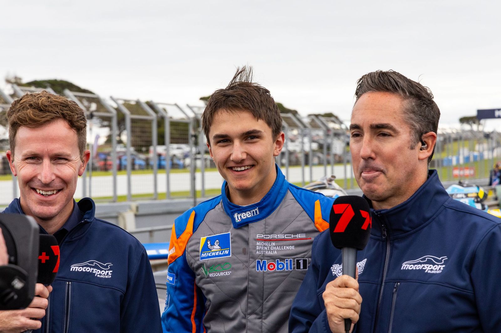 Caleb Sumich with McElrea Racing in the Porsche Michelin Sprint Challenge at Phillip Island 2024