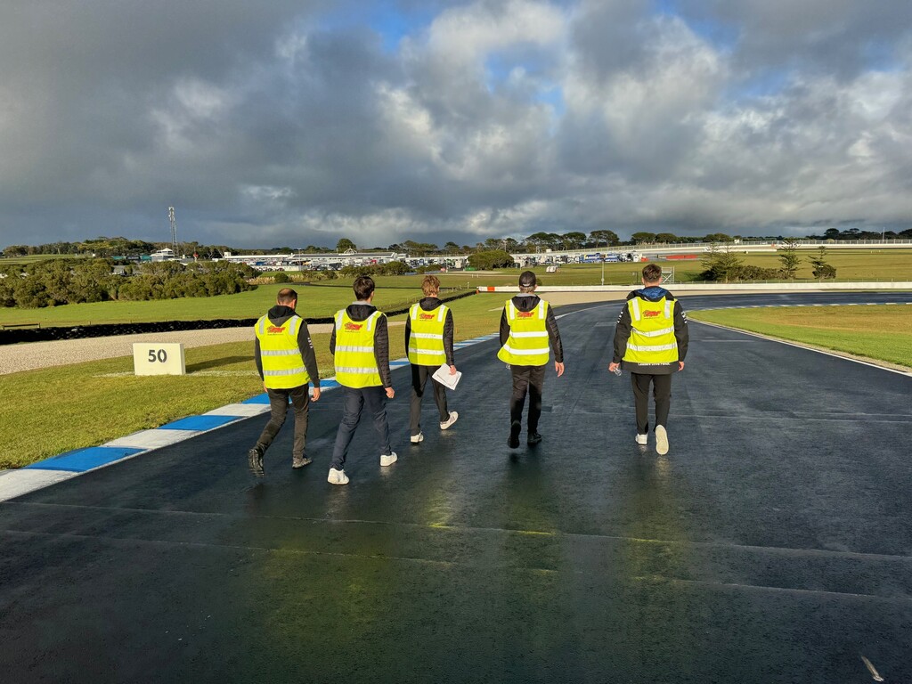 McElrea Racing drivers at Phillip Island Circuit 2024