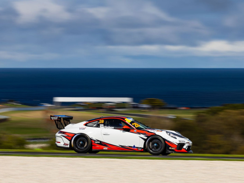 Ayrton Hodson #28 racing at Phillip Island Circuit 2024
