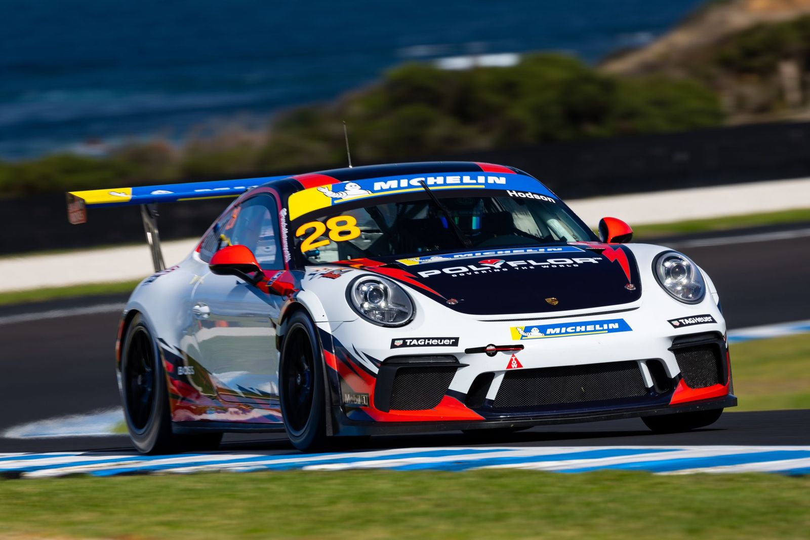Ayrton Hodson #28 racing at Phillip Island Circuit 2024