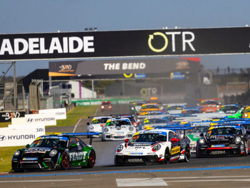 McElrea Racing drivers at The Bend Motorsport Park 2024