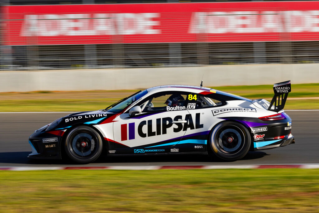 Brett Boulton with McElrea Racing in the Porsche Michelin Sprint Challenge at The Bend 2024