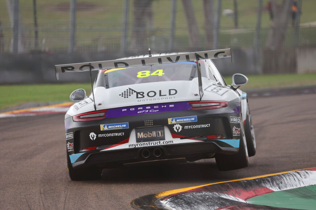 Brett Boulton with McElrea Racing in the Porsche Michelin Sprint Challenge at Townsville 2024