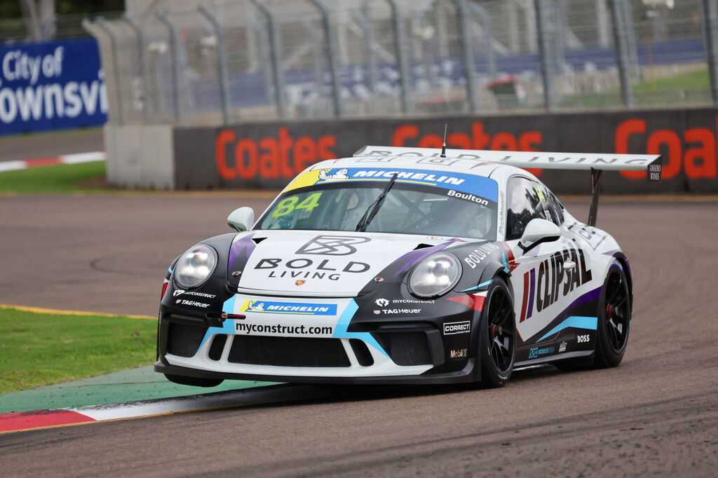 Brett Boulton with McElrea Racing in the Porsche Michelin Sprint Challenge at Townsville 2024