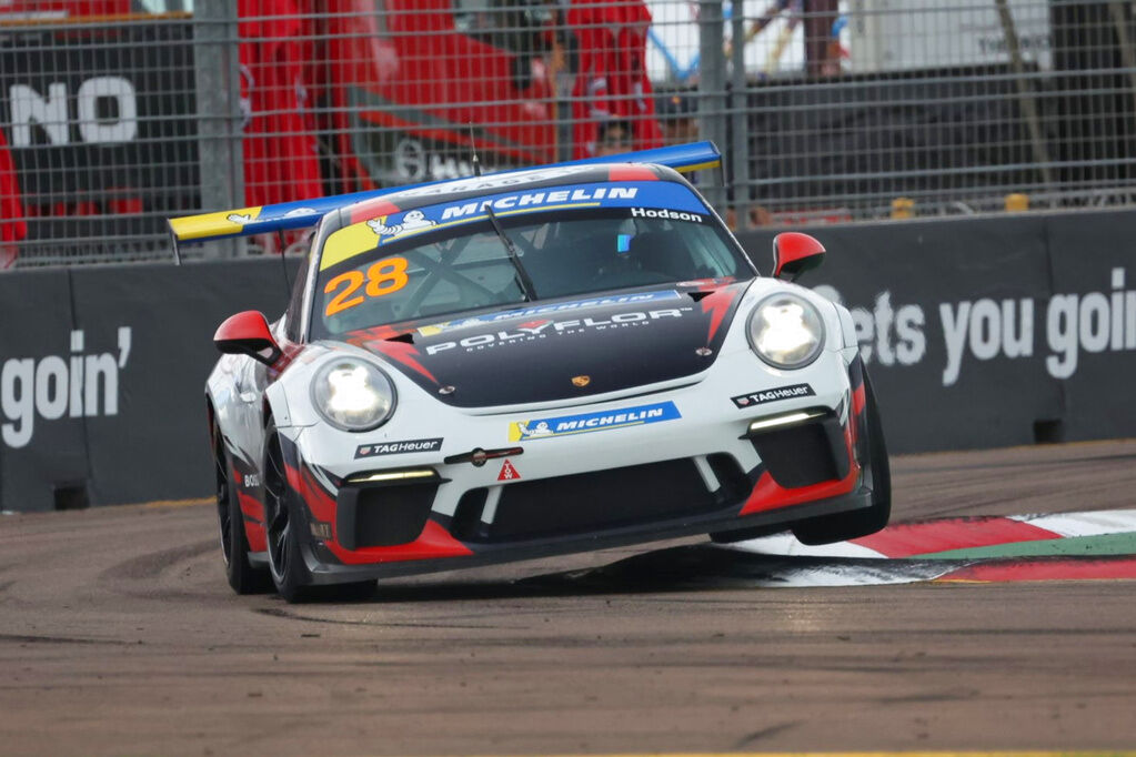 Ayrton Hodson #28 racing at Townsville Street Circuit 2024