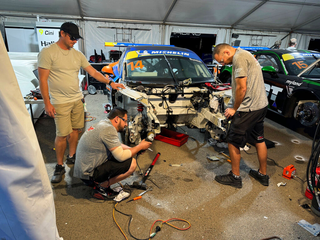 McElrea Racing in the Porsche Michelin Sprint Challenge at Townsville 2024